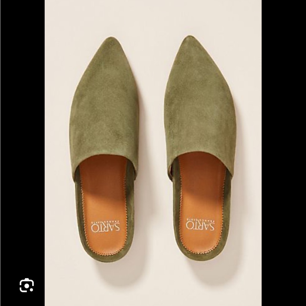 Franco Sarto Women's Olive Slides